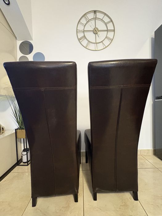4 scaune tapițate culoare wenge