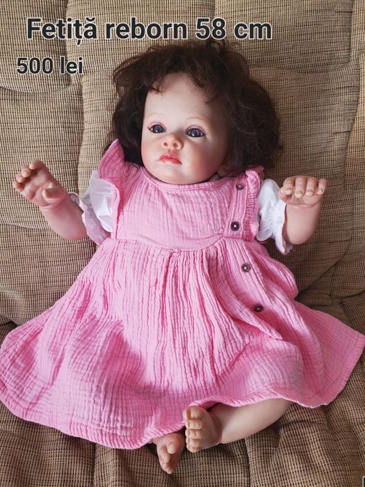 Păpuși,bebeluși reborn-silicon,vinil