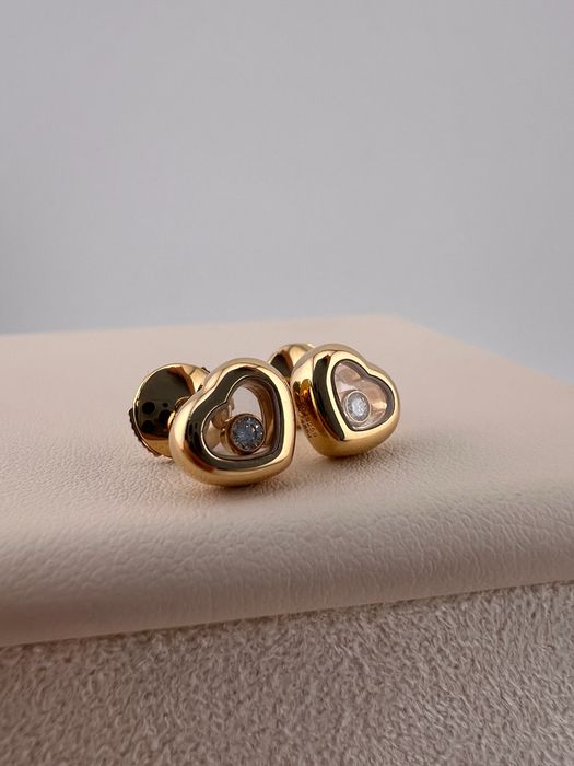 Пусеты Chopard Happy Hearts