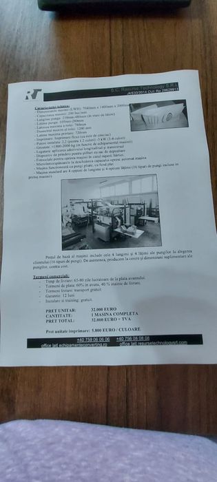 utilaj productie pungi hartie