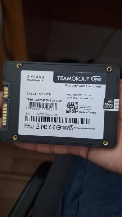Продам ssd team group 1tb