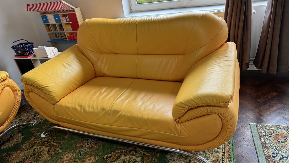 Set Canapea Piele 2/3persoane