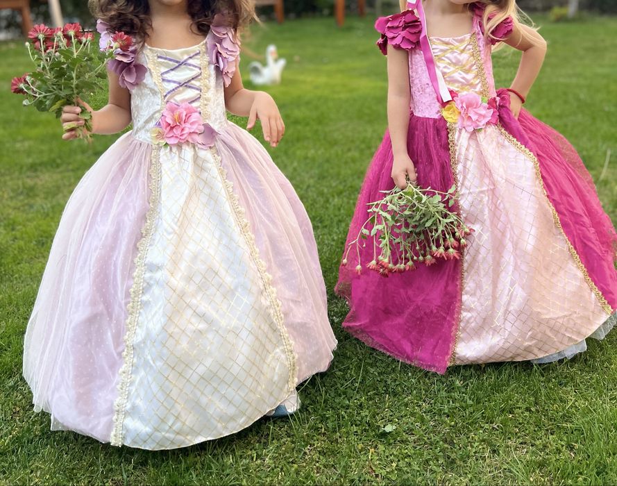 Детски рокли за хелуин , принцеси размер 3-4 години