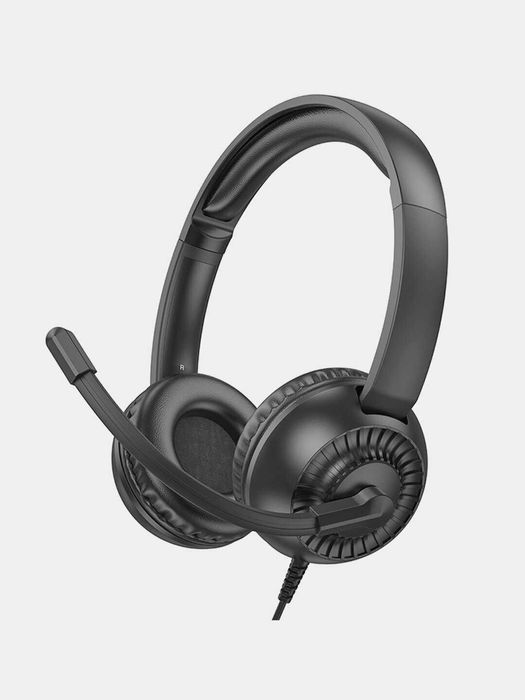 ДОСТАВКА! Наушники Hoco W112 с микрофоном для call center