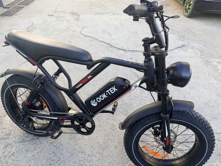 Bicicleta electrica  O OKTEK S8, motor 1000W,baterie 48V 17,5AH