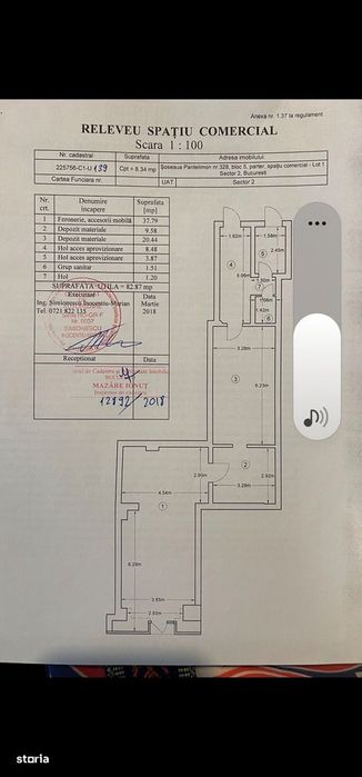 Spațiu comercial de închiriat, 84 mp, Pantelimon