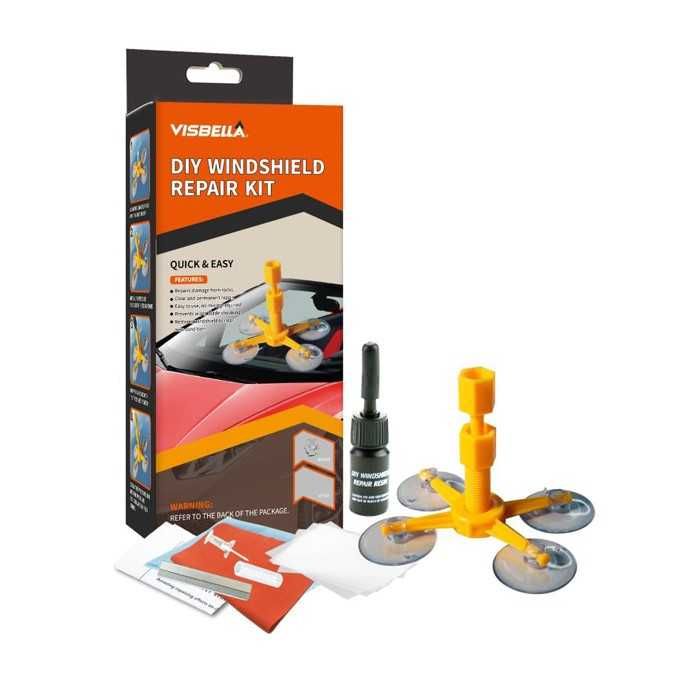 Комплект Automat, за ремонт на спукани автомбилни стъкла Visbella