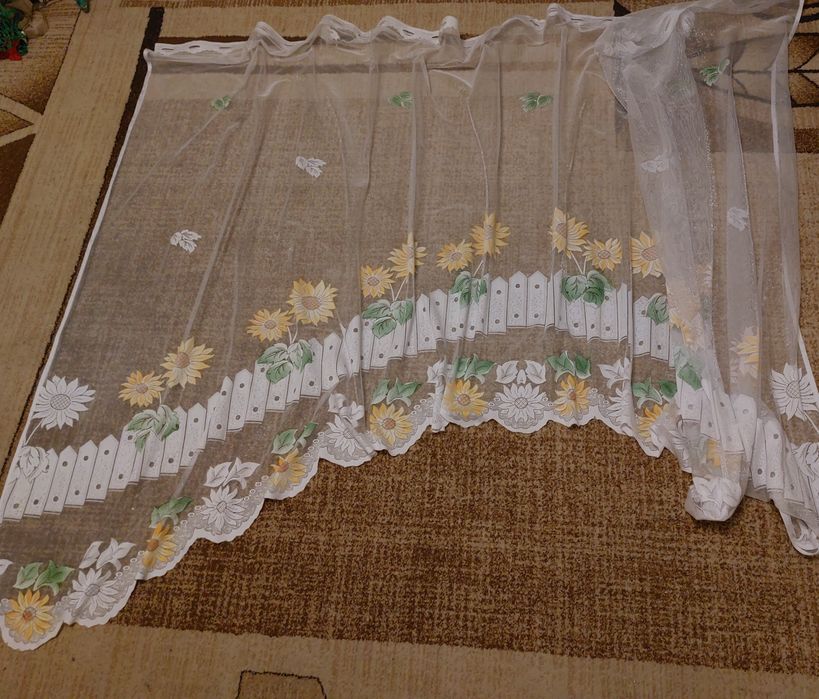 Тюль для кухни бу