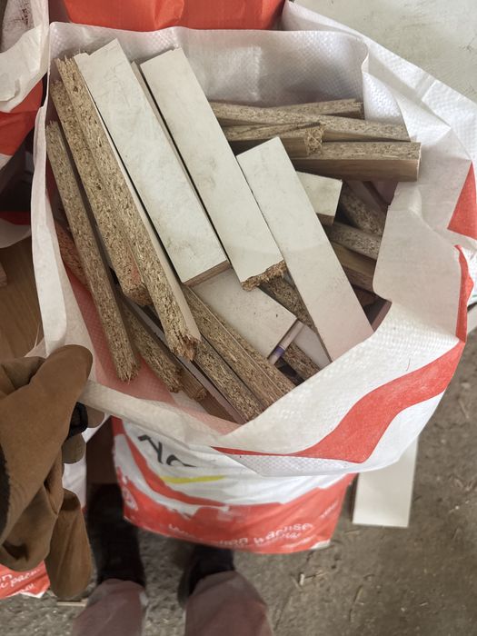 Дрова из дсп готовый с мешком