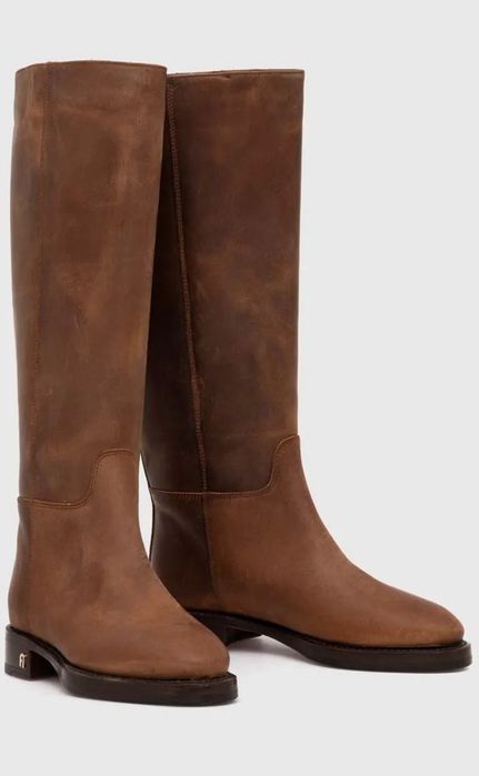 Естествена кожа Ботуши Furla нови размер 37