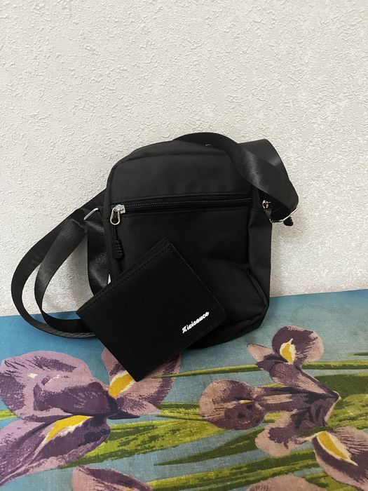 Барсетка через плечо+кошелек в подарок