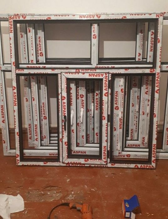 Пластиковые окна и двери витражи.