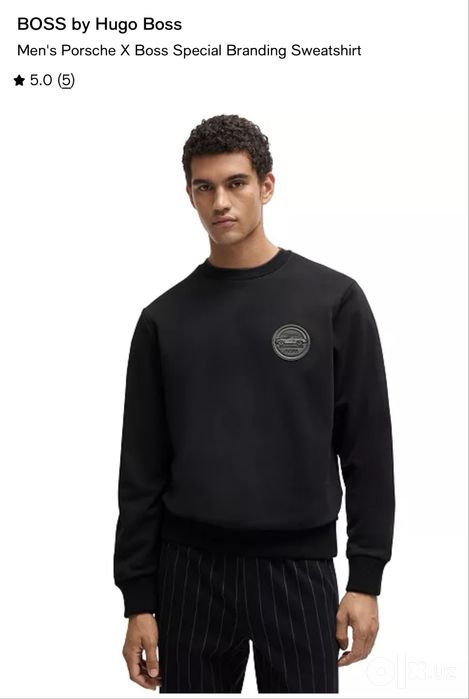 PORSCHE x BOSS sweatshirt. XXL. Оригинал, отличное состояние.