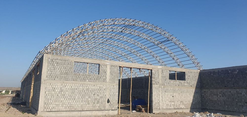 Контейнер профили ва уголокдан том ёпиш