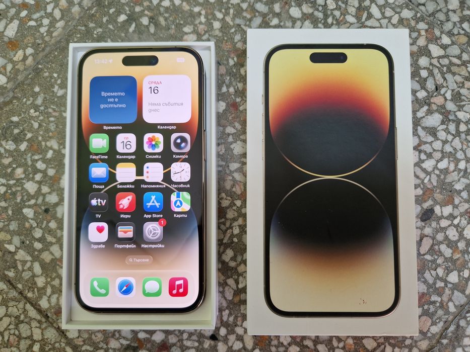 Iphone 14 Pro Silver-128gb/100% battery health