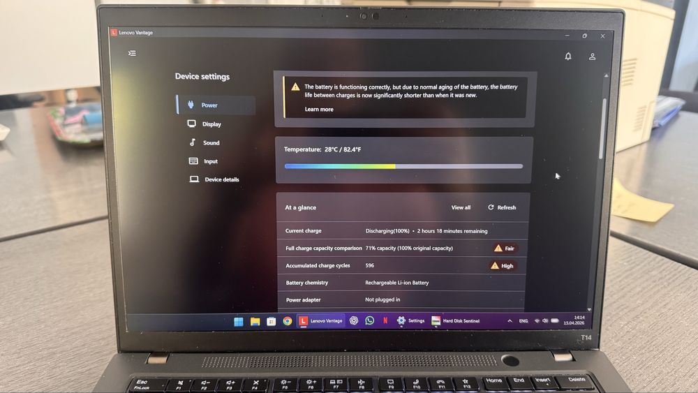 Thinkpad T14 Gen 3, core I5-1245U, 16 GB RAM, 512 GB NVME Samsung