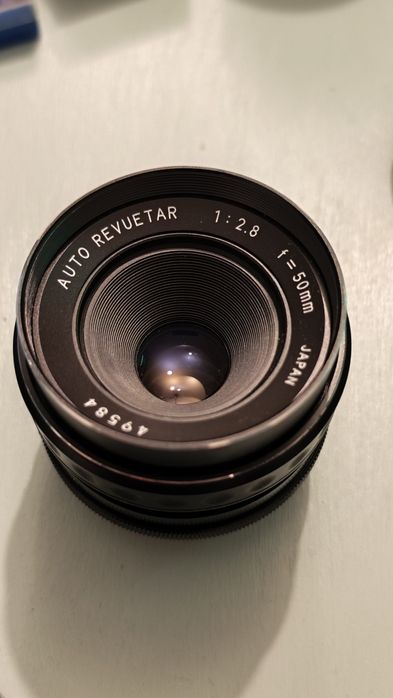 Obiectiv Revuetar 2.8 50mm Japan, stare perfecta, ambele capace M42