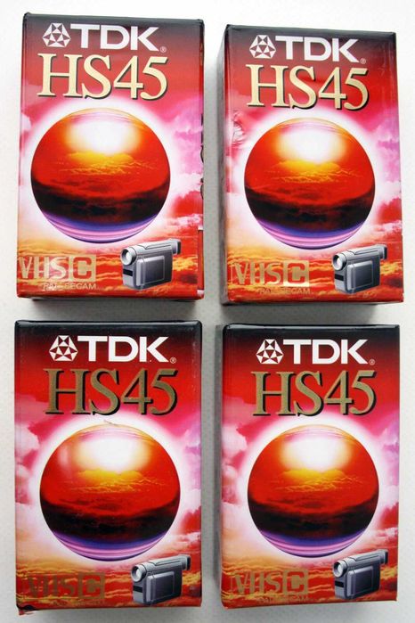 Set 3 mini-casete video TDK HS 45 - Made in Japan - sigilate !