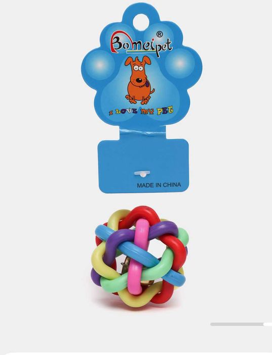 Весёлый мячик-колокольчик для котят и кошек!