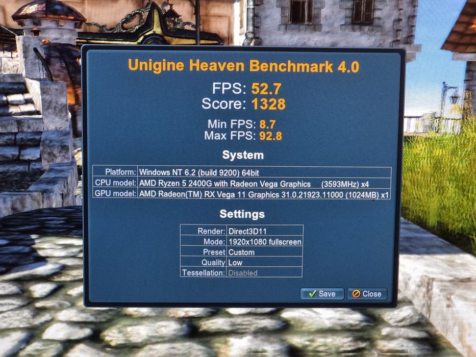 Геймърски Компютър/Ryzen 5 2400G/12GB RAM/M.2-256GB/RADEON Vega 11 4GB