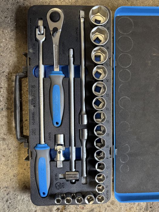 Trusa chei tubulare cu clichet 1/2 Unior