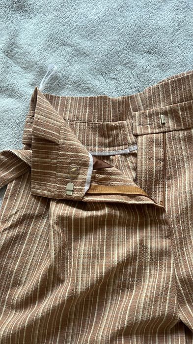 Къси ленени панталони