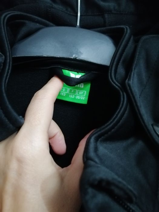 Geaca Softshell copii / băiat, de fotbal, nume personalizat Luca, 158