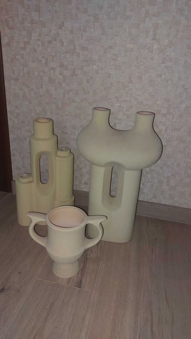 Дизайнерски вази 3 броя, може и поотделно