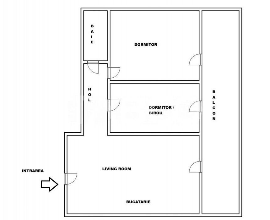 Apartament 3 camere de inchiriat cu balcon parcare Belvedere Turnisor