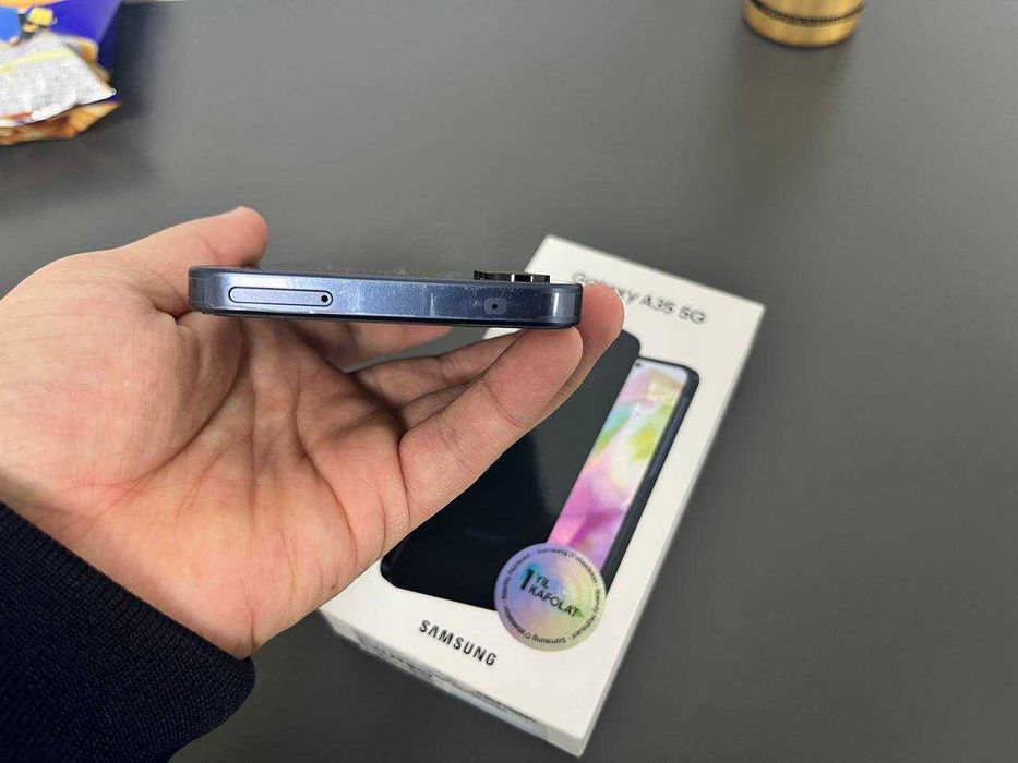 Samsung A35 1 oylik. yangi 100% holati toza
