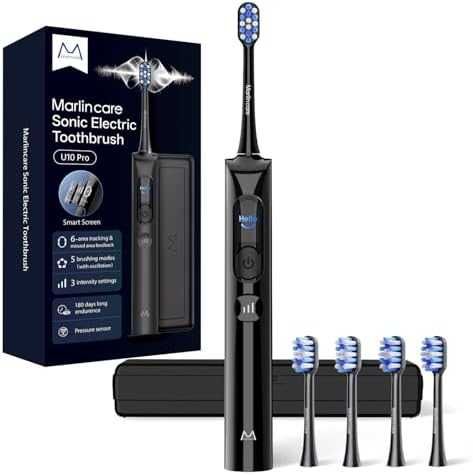 Нова Електрическа четка за зъби 79 000 вибрации, IPX8, 5 режима, калъф