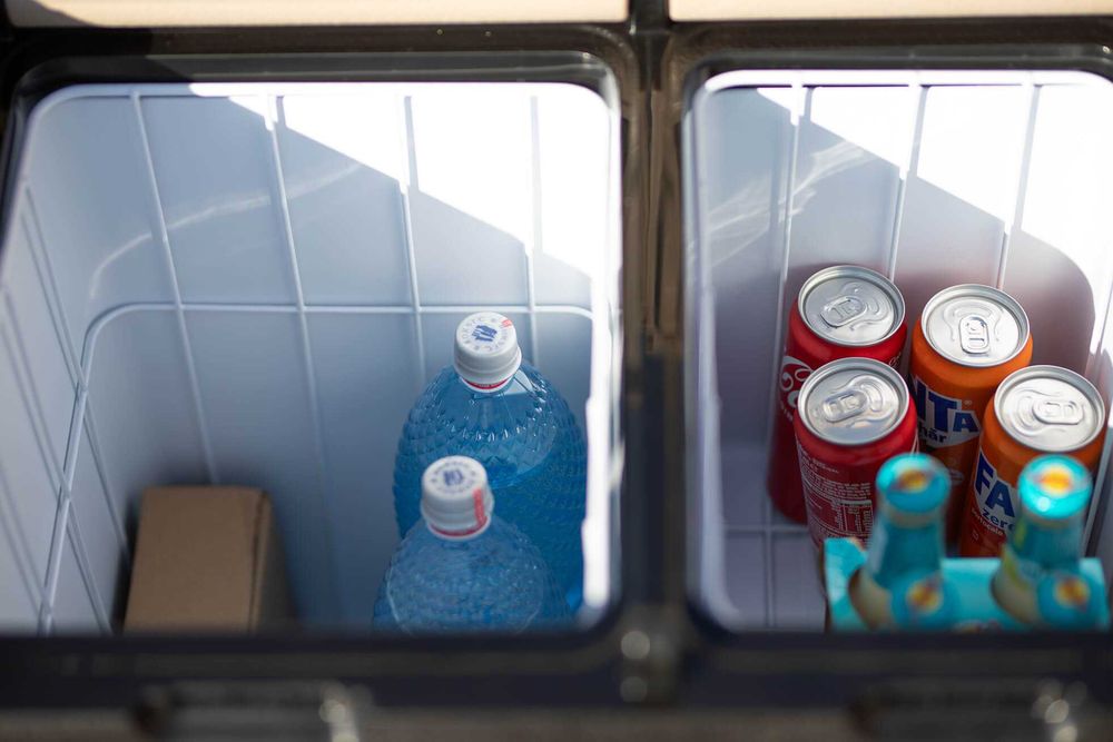 Frigider + Congelator Auto AUTENTIC pentru camping 45 / 55 litri