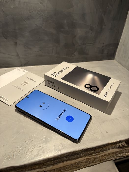 КАТО ЧИСТО НОВ Oppo Find X8 Pro 512 GB + Български език