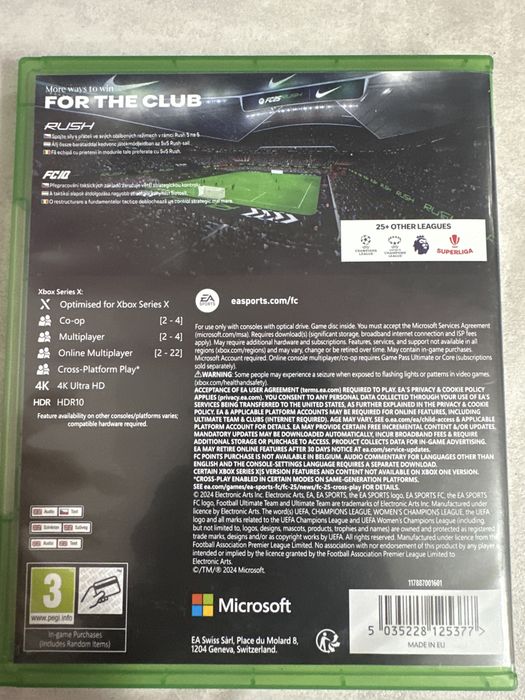 Vand FC 25 xbox one,series x