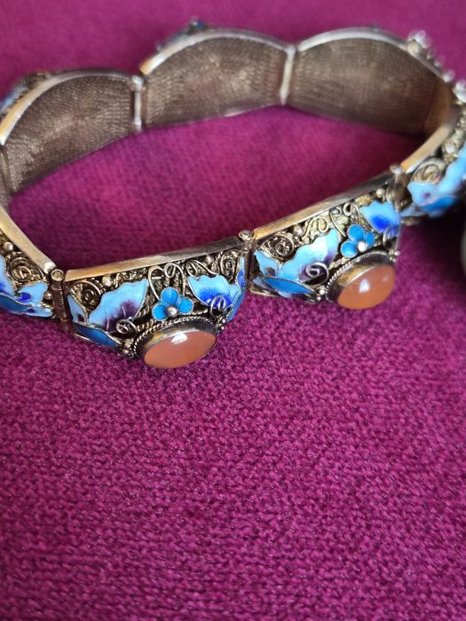 Сребърна гривна Стар Китай