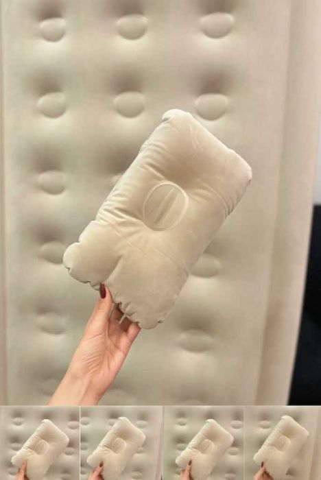 Супер качествен Надуваем матрак SKVWORLD с вградена помпа, два размера