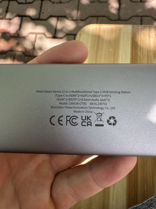Докинг станция Baseus Metal Gleam 11 in 1 (CAHUB-CT0G)