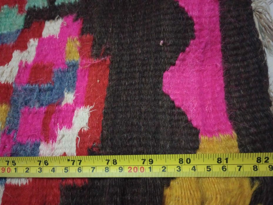 Cerga veche din zona Olteniei peste 100 ani lana lucrata manual, 2BUC