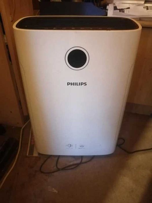 Purificator si umidifcator de aer Philips AC2729/10, 4 trepte viteza, Filtru HEPA, Wifi, Alb