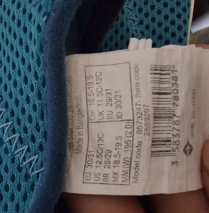 Papuci apa decathlon copii 30-31