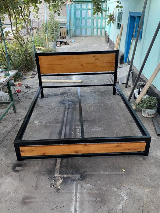 кровать лофт стиль