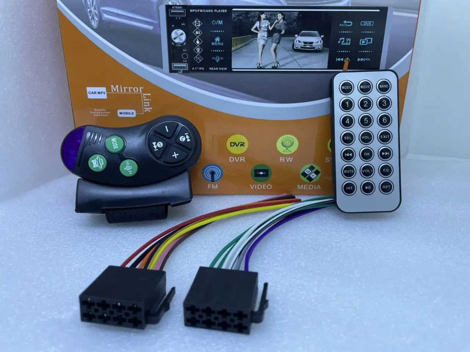 Pioneer 4168T 1DIN MP5 сензорно Авторадио Bluetooth USB SD камера за заден ход 4x50W, 4.1 Инча