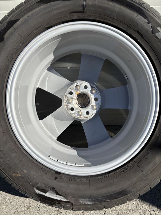 ОРИГИНАЛНИ ДЖАНТИ 18” с летни гуми 255/60 за АУДИ А4,А5,А6,А7,А8,Q5,Q7