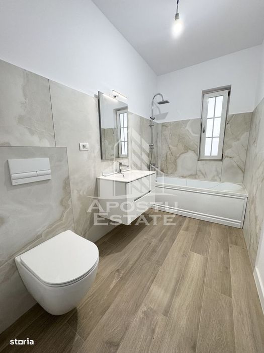 Apartament cu 2 camere decomandat si gradina de 35 mp la asfalt Giroc