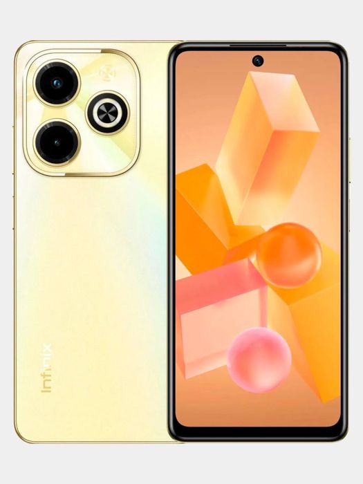 Infinix Hot 40i 8gb 4+4, 128gb xotira, muddatli tolovga ham bor.