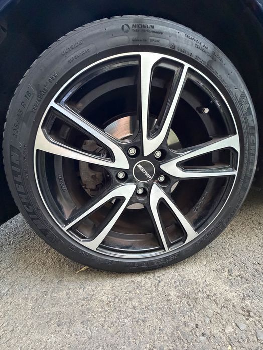 Set 4 anvelope Michelin + 4 jante aliaj GMP Italia 18 Inch
