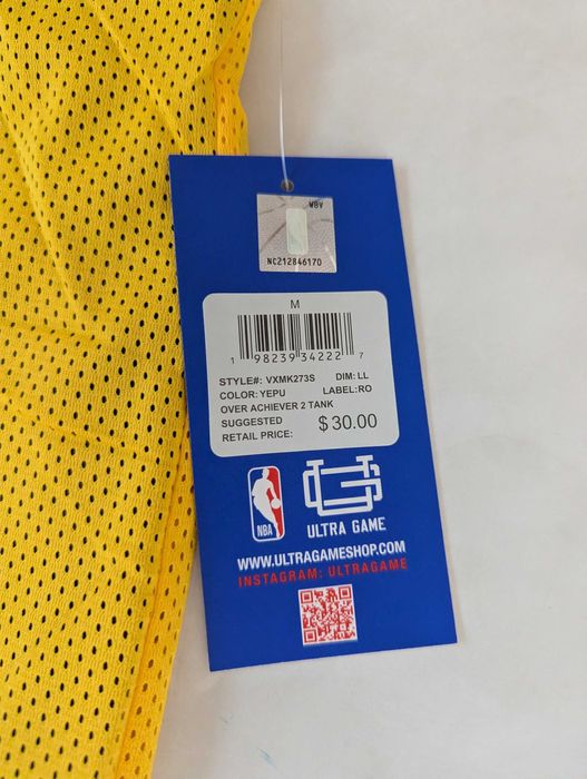 NBA Los Angeles Lakers мъжки двулицев потник размер М Л XL от Сащ