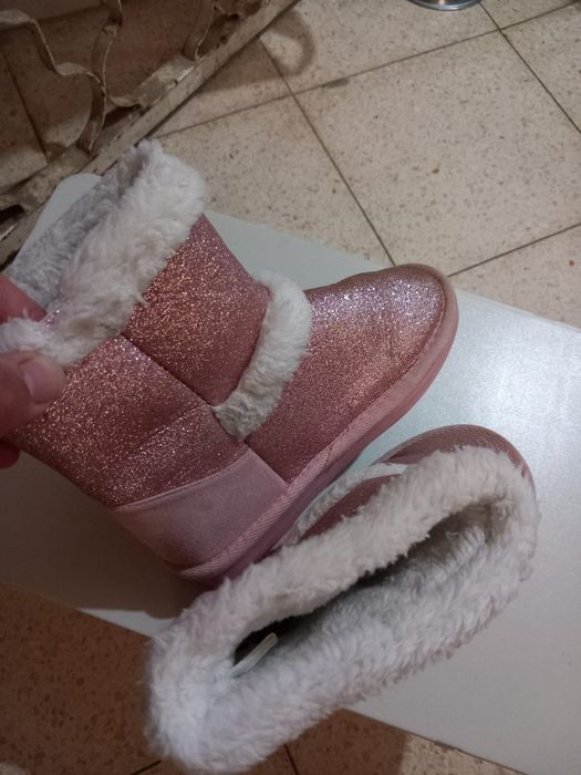 Сапожки детские розовые