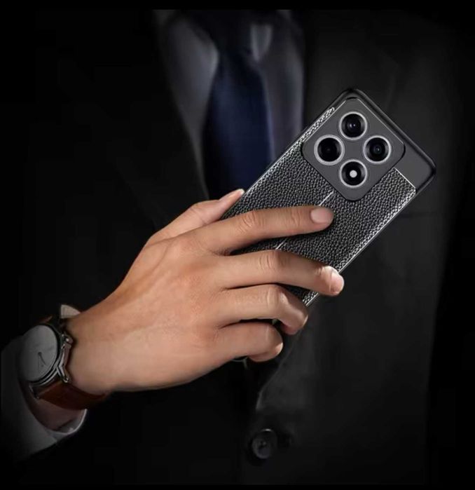 Husa Premium antisoc model PIELE pt. Xiaomi 14T / 14T Pro / Redmi 14c
