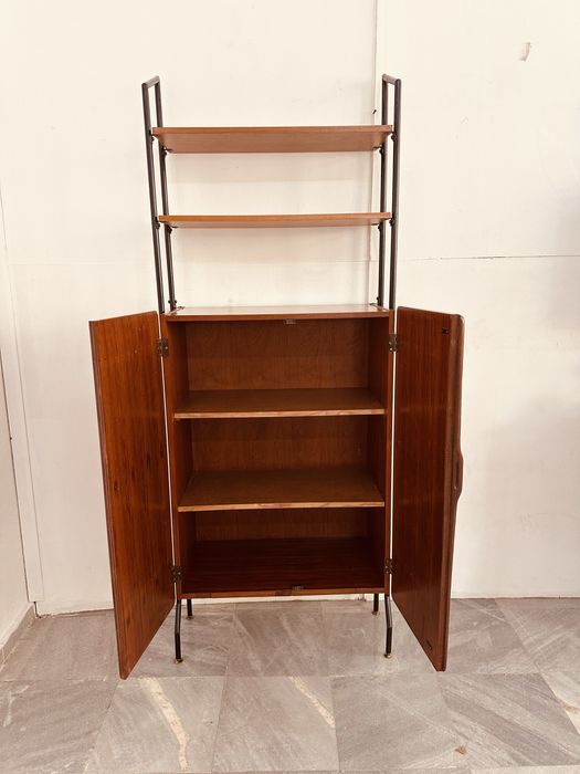 Винтидж италиански шкаф с етажерка – Mid Century (1960-те)